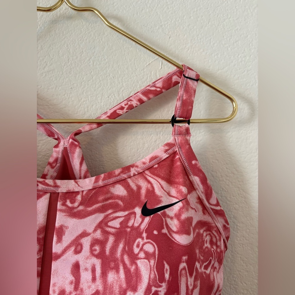 Nike Pink and White Sports Bra - Picture 2 of 6